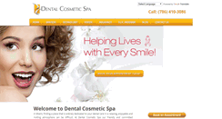 Desktop Screenshot of dentalcosmeticspa.com